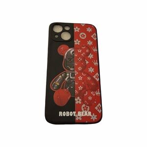 Robot Bear Red Phone Case iPhone 15 Plus